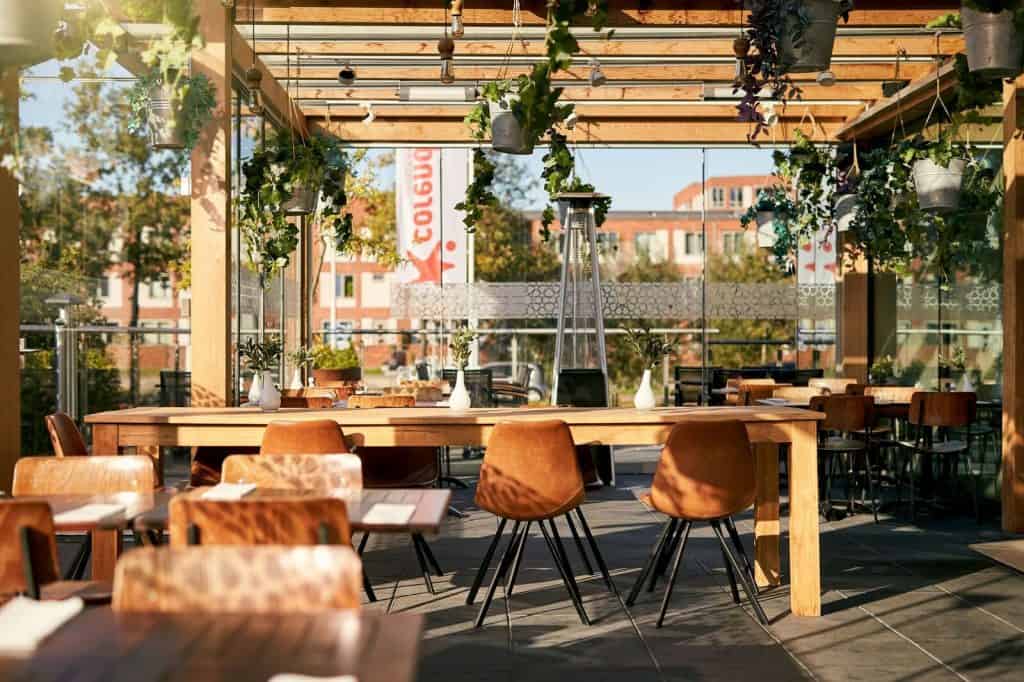 Gezellig restaurant in het hotel