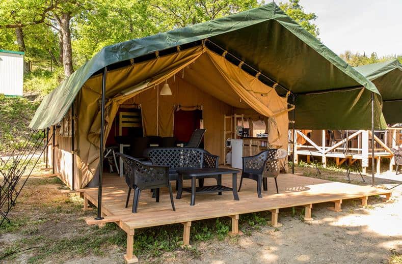 Tent van Camping ‘t Veld Rheeze