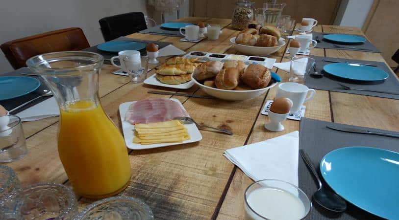 Ontbijt van luxe bed and breakfast het colmerhof