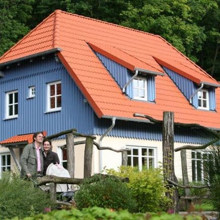 Vakantiepark hasseröder in saksen-anhalt, duitsland