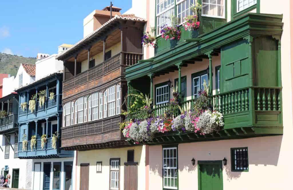 Balkons in Santa Cruz de la Palma