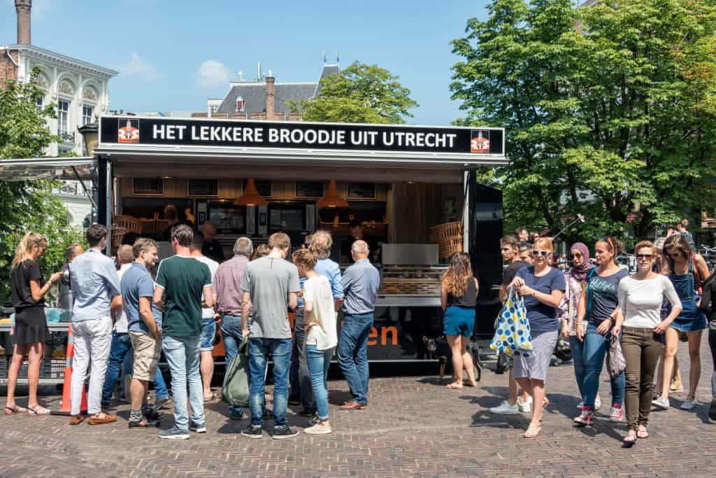 Broodje eten Utrecht
