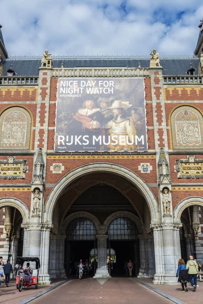 Nachtwacht in het Rijksmuseum, Amsterdam